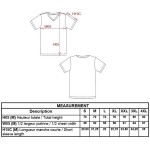 Herren-T-Shirt mit V-Ausschnitt Kariban K357 schwarz