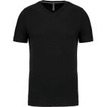 Herren-T-Shirt mit V-Ausschnitt Kariban K357 schwarz