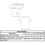 Herren-T-Shirt mit V-Ausschnitt Kariban K357 Schokolade