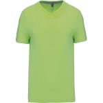 Herren-T-Shirt mit V-Ausschnitt Kariban K357 Limette