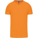 Herren-T-Shirt mit V-Ausschnitt Kariban K357 orange