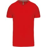 Herren-T-Shirt mit V-Ausschnitt Kariban K357 rot