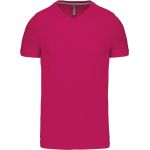 Herren-T-Shirt mit V-Ausschnitt Kariban K357 Fuchsia
