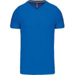 Herren-T-Shirt mit V-Ausschnitt Kariban K357 in hellem Königsblau