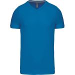 Herren-T-Shirt mit V-Ausschnitt Kariban K357 Tropenblau