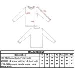 T-Shirt für Herren mit langen Ärmeln Kariban K359 weiß