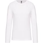 T-Shirt für Herren mit langen Ärmeln Kariban K359 weiß