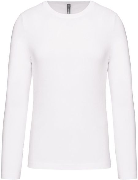 T-Shirt für Herren mit langen Ärmeln Kariban K359 weiß