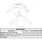 T-Shirt für Herren mit langen Ärmeln Kariban K359 schwarz