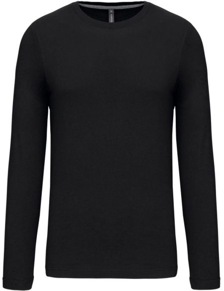 T-Shirt für Herren mit langen Ärmeln Kariban K359 schwarz