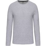 Herren-T-Shirt mit langen Ärmeln Kariban K359 Oxford-Grau