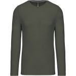 T-Shirt für Herren mit langen Ärmeln Kariban K359 dunkles Khaki