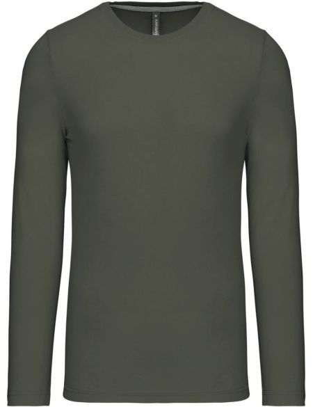 T-Shirt für Herren mit langen Ärmeln Kariban K359 weiß