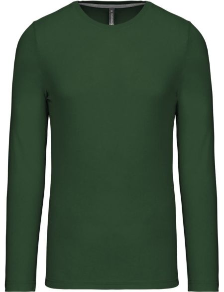 T-Shirt für Herren mit langen Ärmeln Kariban K359 waldgrün