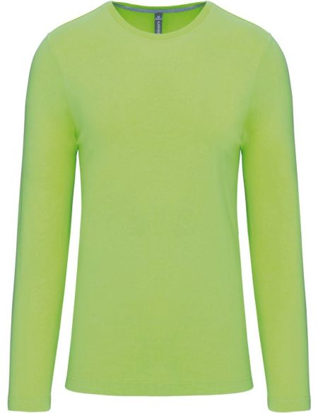 T-Shirt für Herren mit langen Ärmeln Kariban K359 Limette