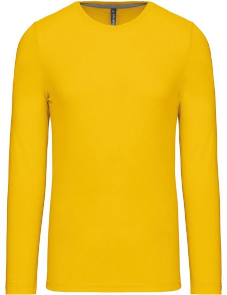 T-Shirt für Herren mit langen Ärmeln Kariban K359 gelb
