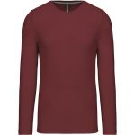 T-Shirt für Herren mit langen Ärmeln Kariban K359 Wein