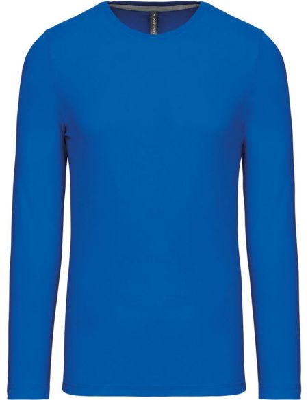 T-Shirt für Herren mit langen Ärmeln Kariban K359, helles Königsblau