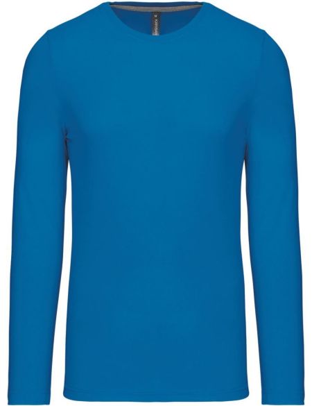 T-Shirt für Herren mit langen Ärmeln Kariban K359 Tropenblau