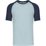 Baseball-T-Shirt Kariban K330 Eis/Denim