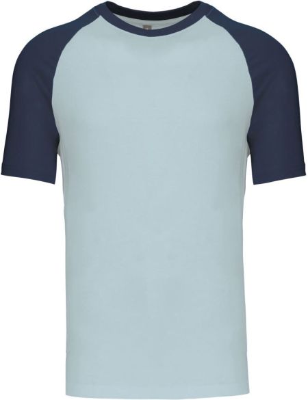Baseball-T-Shirt Kariban K330 Eis/Denim