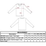 T-Shirt für Herren mit V-Ausschnitt und langen Ärmeln Kariban K358 weiß