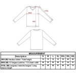 Herren-T-Shirt mit V-Ausschnitt und langen Ärmeln Kariban K358 schwarz
