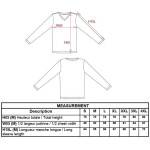 Herren-T-Shirt mit V-Ausschnitt und langen Ärmeln Kariban K358 Oxford-Grau