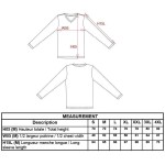 Herren-T-Shirt mit V-Ausschnitt und langen Ärmeln Kariban K358 Schokolade