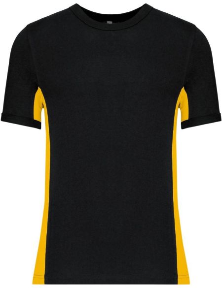 T-Shirt 2-farbig T-Shirt Tiger Kariban K340 schwarz/gelb