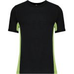 T-Shirt 2-farbig T-Shirt Tiger Kariban K340 schwarz/limette