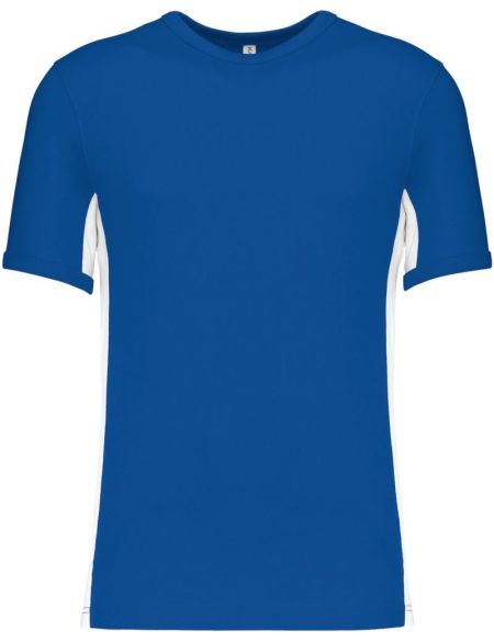 T-Shirt 2-farbig T-Shirt Tiger Kariban K340 Königsblau/Weiß