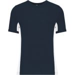 T-Shirt 2-farbig T-Shirt Tiger Kariban K340 marine/weiß