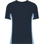 T-Shirt 2-farbig T-Shirt Tiger Kariban K340 marine/himmelblau