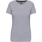 Damen-T-Shirt Kariban K380 Oxford-Grau