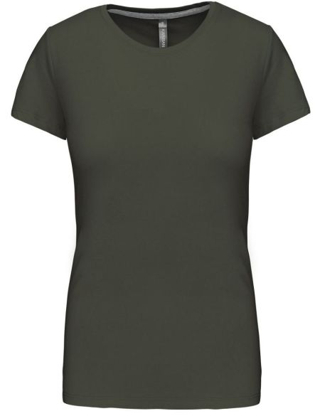 Damen T-Shirt Kariban K380 dunkles Khaki