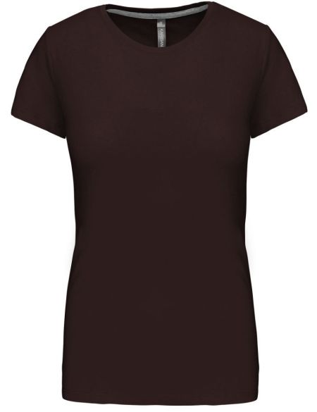 Damen T-Shirt Kariban K380 Schokolade