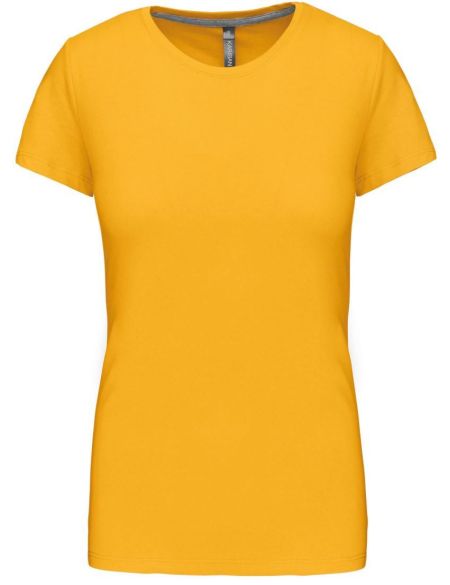 Damen T-Shirt Kariban K380 gelb