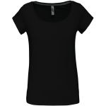 Damen T-Shirt Kariban K384 schwarz