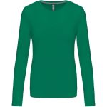 Damen-T-Shirt mit langen Ärmeln Kariban K383 Kelly Green