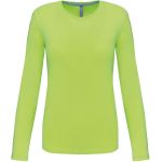 Damen-T-Shirt mit langen Ärmeln Kariban K383 Limette
