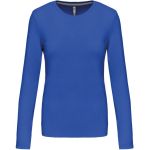 Damen-T-Shirt mit langen Ärmeln Kariban K383, helles Königsblau