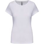 Damen elastisches T-Shirt Kariban K3013 weiß