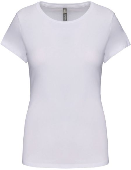 Damen elastisches T-Shirt Kariban K3013 weiß