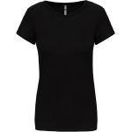 Damen elastisches T-Shirt Kariban K3013 schwarz