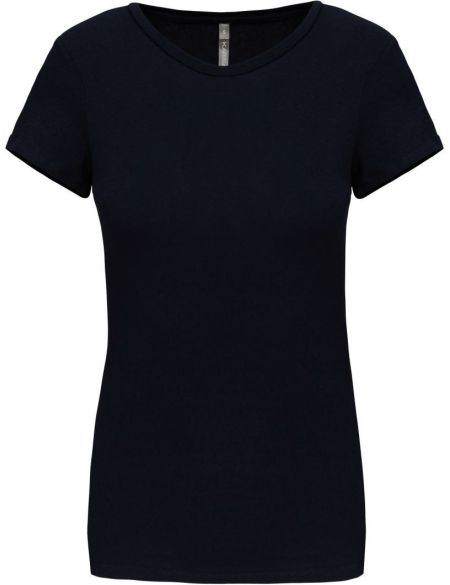 Damen elastisches T-Shirt Kariban K3013 weiß