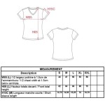 Elastisches Damen-T-Shirt mit V-Ausschnitt Kariban K3015 Marineblau