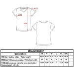 Damen-T-Shirt aus Piqué mit V-Ausschnitt Kariban K394 Oxford-Grau/Marineblau/Weiß