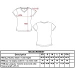 Damen-Piqué-T-Shirt mit V-Ausschnitt Kariban K394 Rot/Marineblau/Weiß