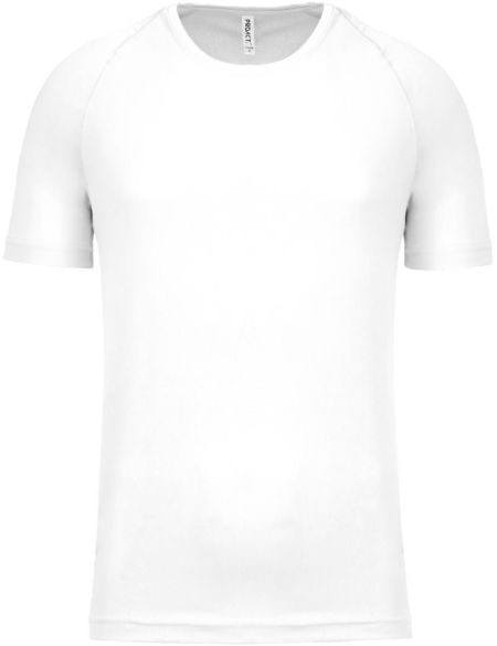 Herren-Sport-T-Shirt Kariban ProAct PA438 weiß